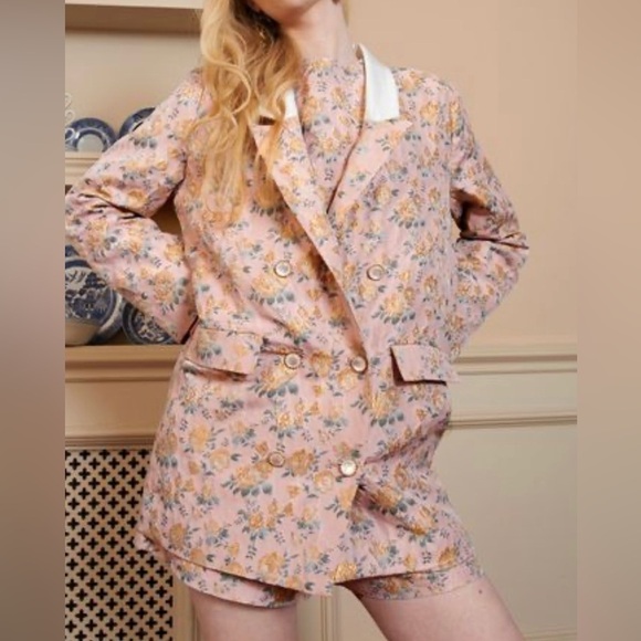 Sister Jane Rose Garden oversized blazer size M - Picture 1 of 9